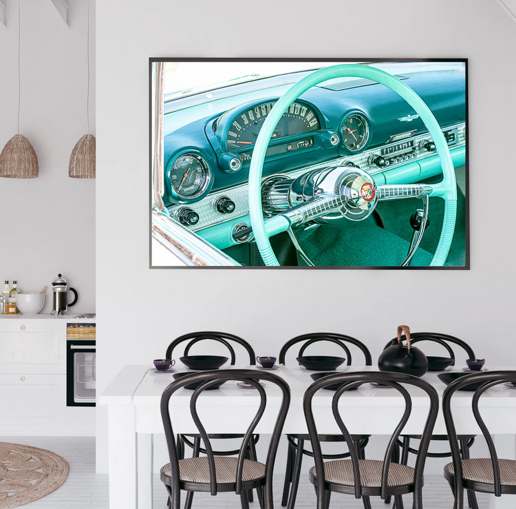 Someday- Turquoise Ford Thunderbird