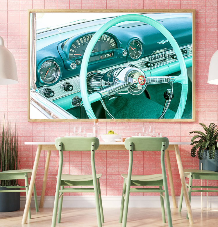 Someday- Turquoise Ford Thunderbird